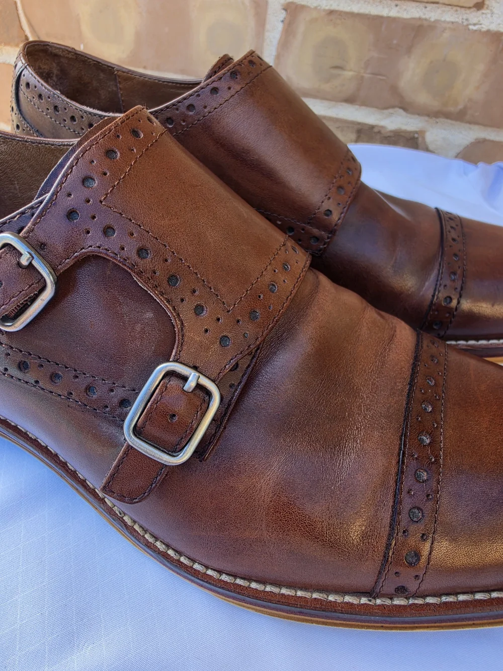 Johnston & Murphy double monk